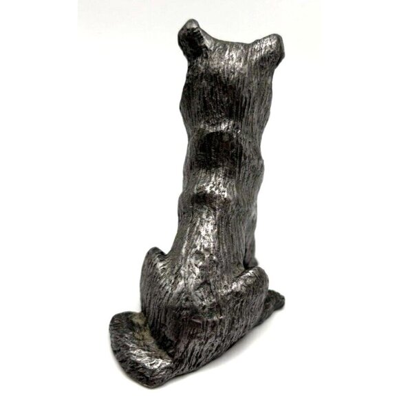 Ricker Bartlett Vintage Pewter Collie Dog Figurine Handcrafted 2.5" - Picture 3 of 7